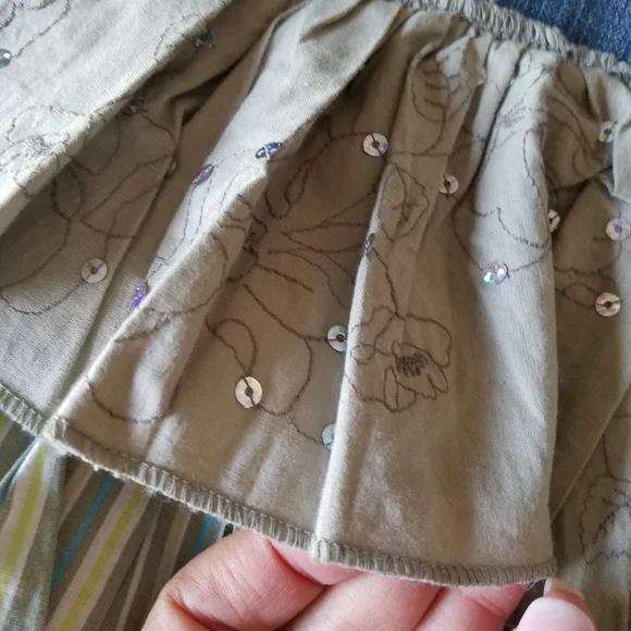 Terranova Ruffled Tiered Cowgirl Denim Skirt from Italy - Picture 10 of 17